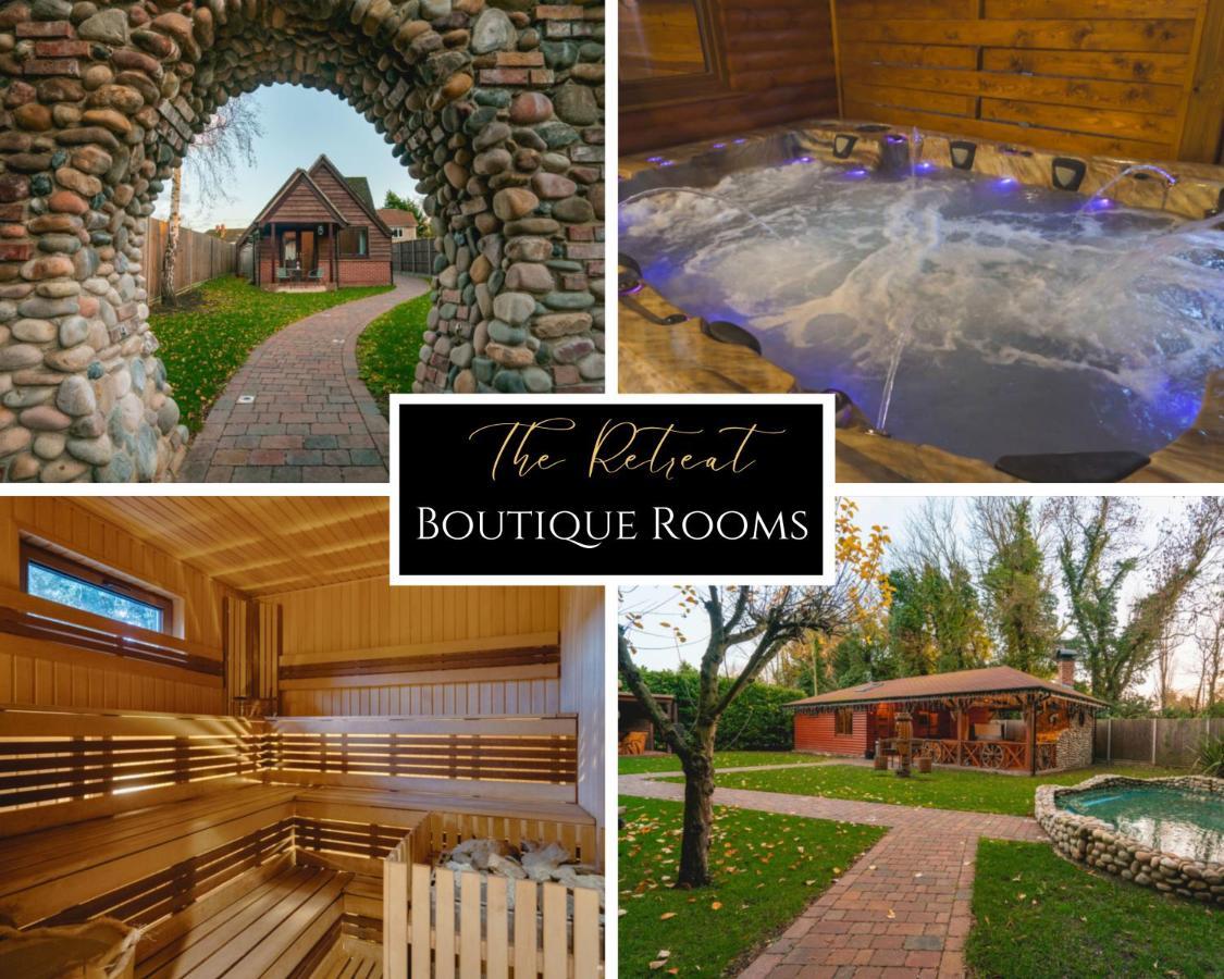 The Retreat Sauna & Hot Tub Boutique Rooms Great Paxton Zewnętrze zdjęcie