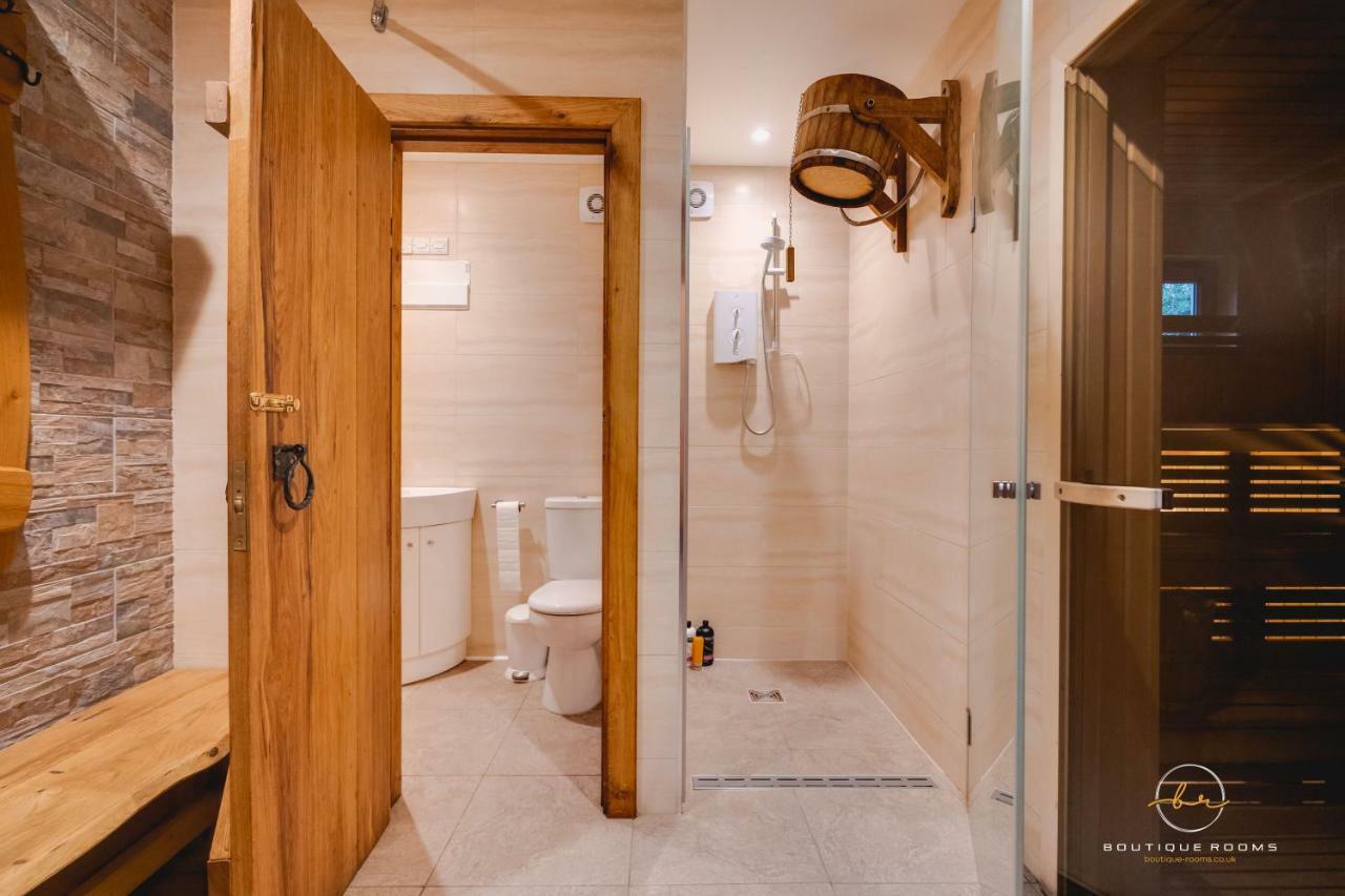 The Retreat Sauna & Hot Tub Boutique Rooms Great Paxton Zewnętrze zdjęcie