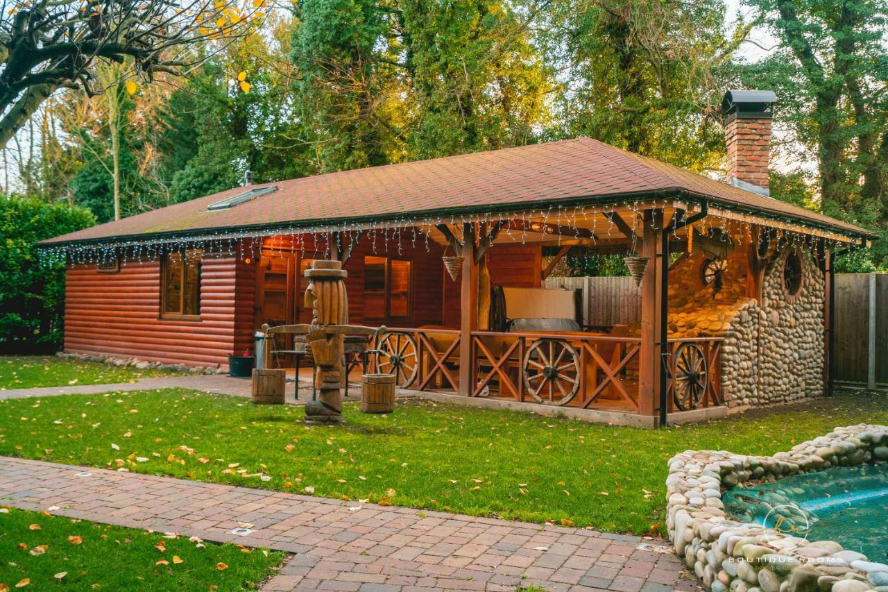 The Retreat Sauna & Hot Tub Boutique Rooms Great Paxton Zewnętrze zdjęcie